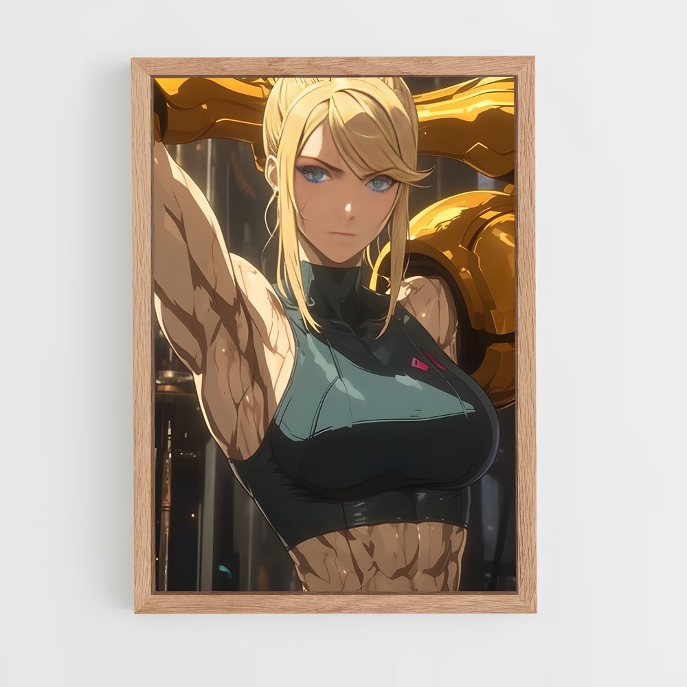 Poster Samus et le Pouvoir du Robot – affiche Metroid (vue 4)